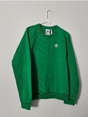 Adidas Men’s Green Crewneck Sweatshirt Sz S
